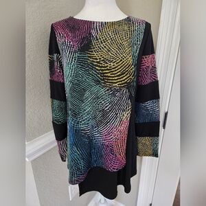 IC Collection Swirl Print Tunic, Small
